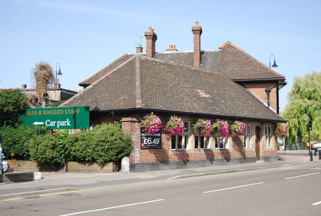 The Bear and Ragged Staff pub, Crayford